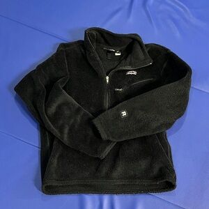 Patagonia Black Fleece Jacket quarter zip